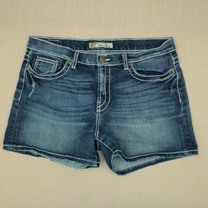 Buckle BKE Drew Jean Shorts Women's Size 32 Distressed Medium Wash Denim
